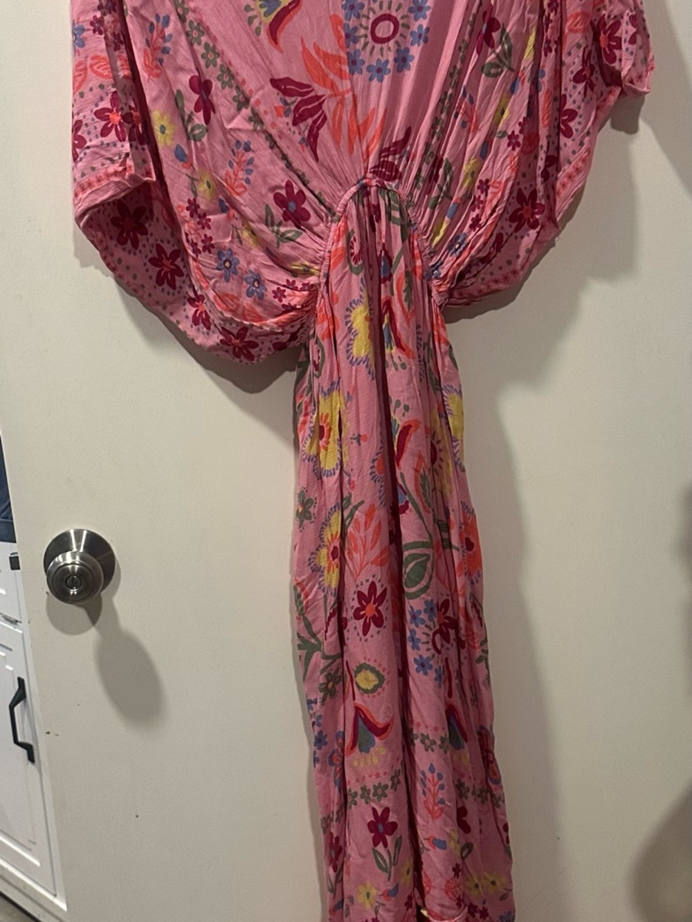 easel Lg Pink Floral Maxi Dress - Picture 7 of 11